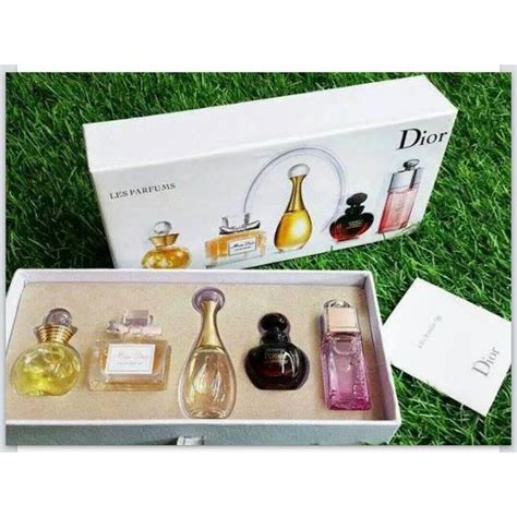 christian dior set of miniature perfumes